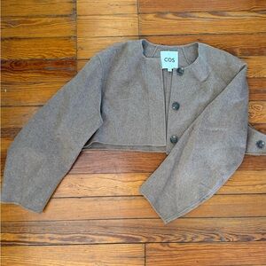 COS CROPPED DOUBLE-FACED HYBRID JACKET